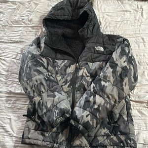 Boys reversible North Face winter jacket